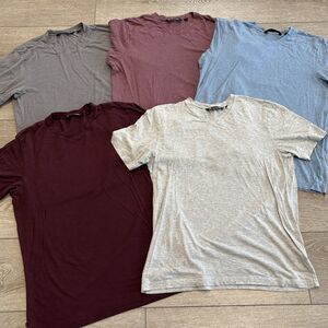 Travis Mathew Mens Large V-Neck T-shirts Lot Of 5 Golf Casual Athletic Shirt